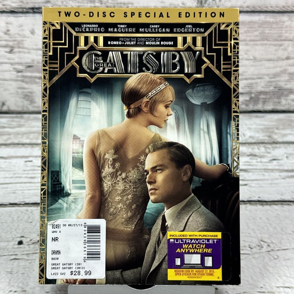 The Great Gatsby (Two-Disc Special Edition DVD, 2013)‎ Leonardo DiCaprio